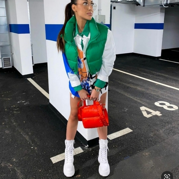 Brand New Zara LACE-UP LEATHER ANKLE BOOTS - Picture 8 of 14